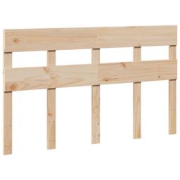 Berkfield Home Bed Frame without Mattress 120x190 cm Small Double Solid Wood Pine in Brown - thumbnail 5