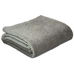 Paoletti Brooklands Quilted Bedspread in Metallic Silver - thumbnail 4