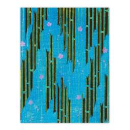 Artery8 Furuya Korin Framed Wall Art Print Flowers & Bamboo Vintage Pattern in Blue - Size: A4 - thumbnail 3
