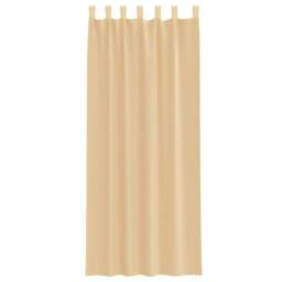 Berkfield Home Voile Curtains with Rod Pockets 2 pcs Sand in Light Sand - thumbnail 4