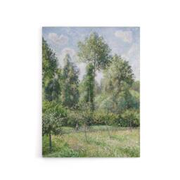 "Artery8 Eragny Poplars Landscape Camille Pissarro Canvas Wall Art - Size: W18"" x H24""" - thumbnail 1