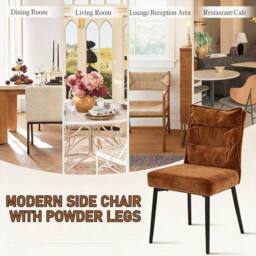 FURNITURE ONE 6-Piece Dining Set, Expandable Dining Table with 4 Chairs & Bench in Brown - Size: 6 Person - thumbnail 9