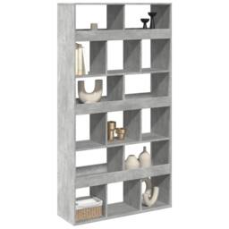 Berkfield Home Room Divider Concrete Grey 100x33x187.5 cm Engineered Wood