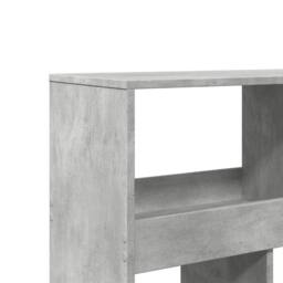 Berkfield Home Room Divider Concrete Grey 100x33x187.5 cm Engineered Wood - thumbnail 7