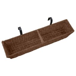 Berkfield Home Garden Planters 2 pcs Water Hyacinth Brown - thumbnail 5