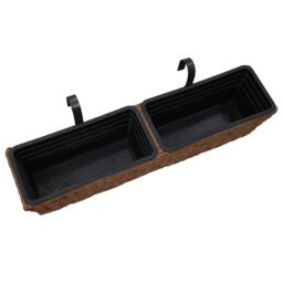 Berkfield Home Garden Planters 2 pcs Water Hyacinth Brown - thumbnail 4