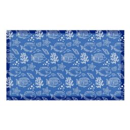 Artsy Mats Fish Doormat (70 x 40cm) in Blue - Size: 40 cm x 70 cm - thumbnail 2
