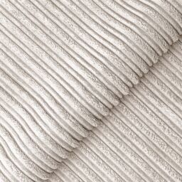 Furnishings For Less UK Delta Large 5 Seater Corner Sofa Jumbo Cord L Shape in Cream - thumbnail 2