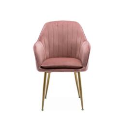 sweeek Accent chair with metal legs in Pink - thumbnail 8