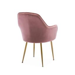 sweeek Accent chair with metal legs in Pink - thumbnail 7