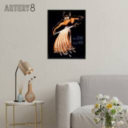"Artery8 WWII USA Wartime Poster Grind That Will Win Framed Canvas Wall Art Print - Size: W12"" x H16""" - thumbnail 3