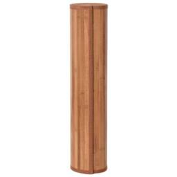 Berkfield Home Rug Square Natural100x100 cm Bamboo in Brown - Size: Medium - thumbnail 3