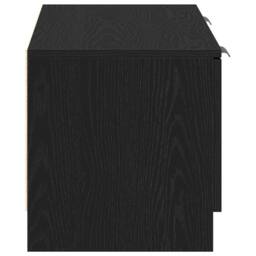 Berkfield Home TV Cabinet Black Oak 102x35x36, 5 cm Engineered Wood - thumbnail 7