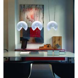 Netlighting Fosil Wall Lamp Switched 2 Light G9 Satin NickelFrosted White Glass in Grey - thumbnail 3