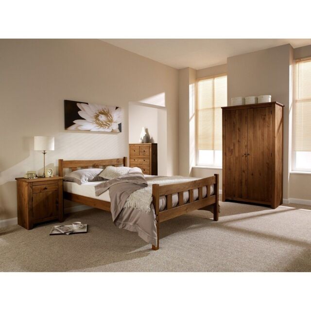 Lemon Pavilion Furniture 3 Feet Havana Single Bed - Pine - L200.8 x W98.8 x H96 cm - Pine in Brown - image 1
