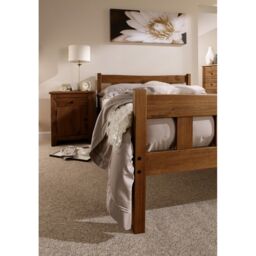 Lemon Pavilion Furniture 3 Feet Havana Single Bed - Pine - L200.8 x W98.8 x H96 cm - Pine in Brown - thumbnail 2