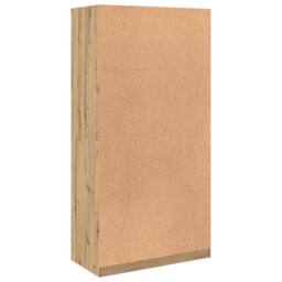 Berkfield Home Wardrobe Artisian Oak 100x50x200 cm Engineered Wood in Brown - Size: 100 x 50 x 200 cm - thumbnail 6