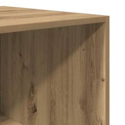 Berkfield Home Wardrobe Artisian Oak 100x50x200 cm Engineered Wood in Brown - Size: 100 x 50 x 200 cm - thumbnail 7