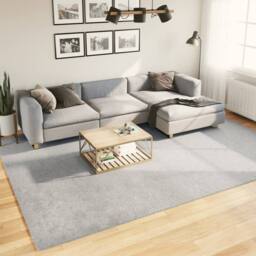 Berkfield Home Rug HUARTE Short Pile Soft & Washable Grey 240x340 cm - Size: Medium - thumbnail 2