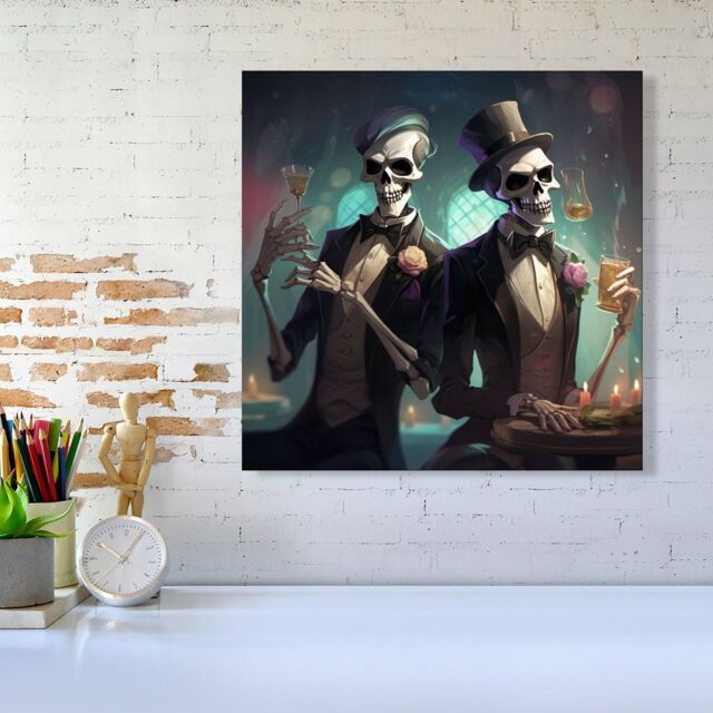 Warren Reed - Designer Dressed In Their Best Canvas - Size: w10 inch x h10 inch - image 1