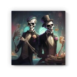 Warren Reed - Designer Dressed In Their Best Canvas - Size: w10 inch x h10 inch - thumbnail 2