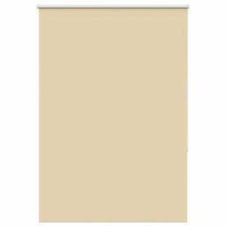 Berkfield Home Roller Blind Blackout Beige 100x130 cm Fabric Width 95.7 cm Polyester - thumbnail 2