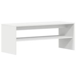 Berkfield Home TV Cabinet White 100x40x40 cm Engineered Wood - Size: 100 x 40 x 40 cm - thumbnail 7