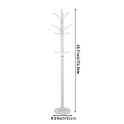 EONLION White Metal Hat Coat Stand Umbrella Holder - Size: 500mm - thumbnail 2