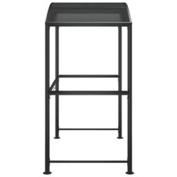 Berkfield Home Comfortable BBQ Gazebo with Side Shelves Anthracite 210x114x230 c in Charcoal - thumbnail 4