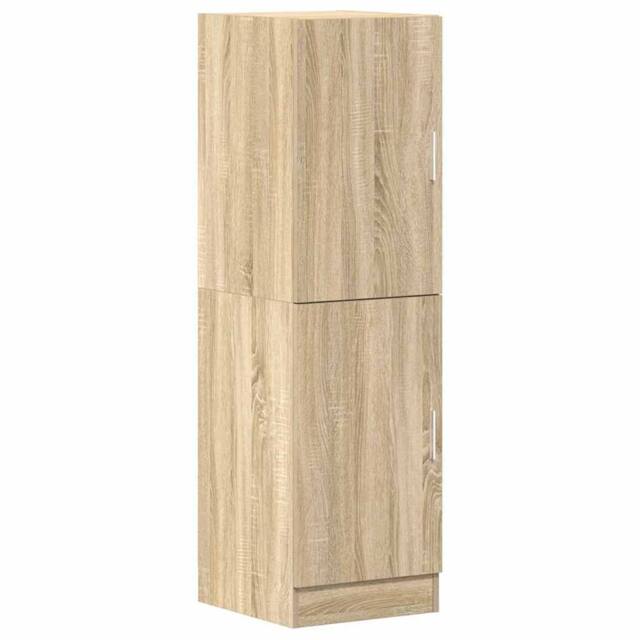 Berkfield Home Kitchen Cabinet Sonoma Oak 38x41.5x131.5 cm Engineered Wood in Light Oak - image 1