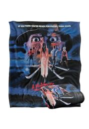 Nightmare On Elm Street A Blanket, 152x127 cm 3 Poster Silky Touch Super Soft Throw Blanket in White - thumbnail 2