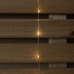 Samuel Alexander 1.2m x 1.2m Light up Snowflake Pin Wire Christmas Curtain Lights with 339 Warm White LEDs in Beige - thumbnail 6