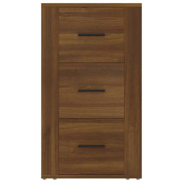 Berkfield Home Sideboard Brown Oak 40x33x70 cm Engineered Wood - Size: 40 x 33 x 70 cm - image 1