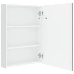 Berkfield Home LED Bathroom Mirror Cabinet Shining White 50x13x70 cm - Size: 50 x 13 x 70 cm - thumbnail 5