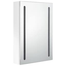 Berkfield Home LED Bathroom Mirror Cabinet Shining White 50x13x70 cm - Size: 50 x 13 x 70 cm - thumbnail 1