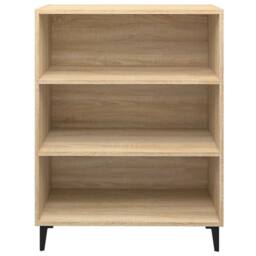 Berkfield Home Sideboard Sonoma Oak 69.5x32.5x90 cm Engineered Wood in Light Tan - thumbnail 1