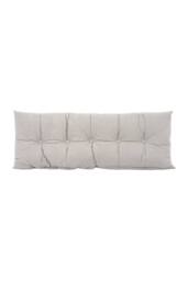 Living and Home Cozy Upholstered Headboard Pillow in Light Grey - Size: Medium - thumbnail 4