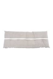 Living and Home Cozy Upholstered Headboard Pillow in Light Grey - Size: Medium - thumbnail 5