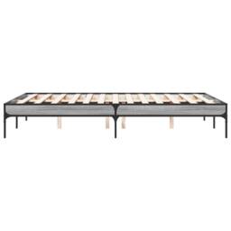 Berkfield Home Bed Frame without Mattress Grey Sonoma 120x200 cm - Size: Small Double - thumbnail 5