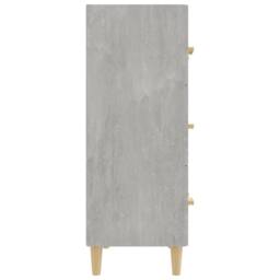 Berkfield Home Sideboard Concrete Grey 70x34x90 cm Engineered Wood - Size: 70 x 34 x 90 cm - thumbnail 4