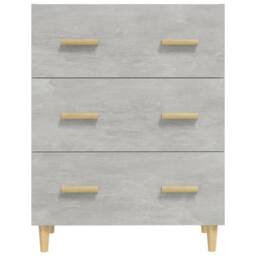 Berkfield Home Sideboard Concrete Grey 70x34x90 cm Engineered Wood - Size: 70 x 34 x 90 cm - thumbnail 1