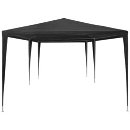Berkfield Home Party Tent 3x6 m PE Anthracite in Black - thumbnail 2
