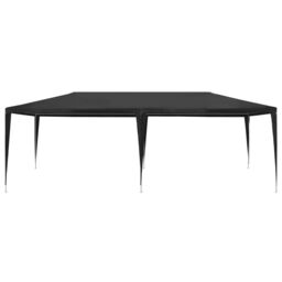 Berkfield Home Party Tent 3x6 m PE Anthracite in Black - thumbnail 3