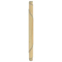 Berkfield Home Rug Round Light Natural80 cm Bamboo in Beige - Size: Medium - thumbnail 3