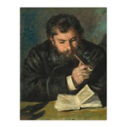 Artery8 Pierre Auguste Renoir Framed Wall Art Print Claude Monet Portrait - Size: A4 - thumbnail 3