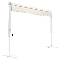 Berkfield Home Free Standing Awning 600x300 cm Cream in Beige - thumbnail 4