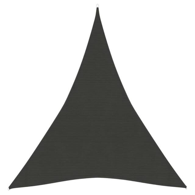 Berkfield Home Sunshade Sail 160 g/m ² Anthracite 3x4x4 m HDPE in Black - image 1