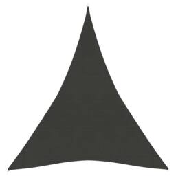 Berkfield Home Sunshade Sail 160 g/m ² Anthracite 3x4x4 m HDPE in Black - thumbnail 1