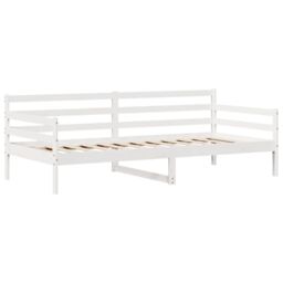 Berkfield Home Daybed with Drawers without Mattress White 90x200 cm Solid Wood - thumbnail 5