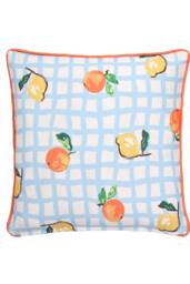 Fusion 'My Darling Clementine' Water Resistant Filled Cushion - Size: 43 cm x 43 cm - thumbnail 3